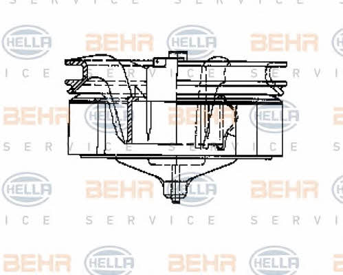 Behr-Hella 8EW 009 158-021 Fan assy - heater motor 8EW009158021