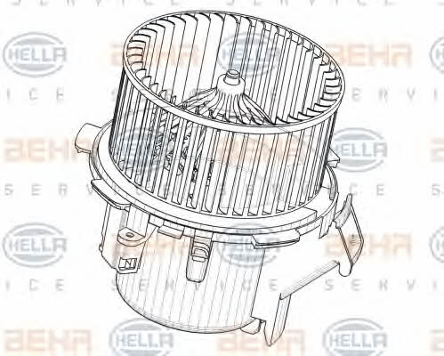 Behr-Hella 8EW 009 158-211 Fan assy - heater motor 8EW009158211