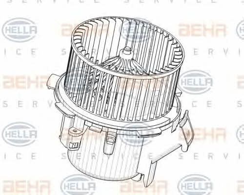 Behr-Hella 8EW 009 158-221 Fan assy - heater motor 8EW009158221