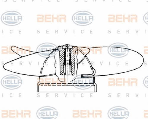 Behr-Hella 8EW 009 160-171 Fan assy - heater motor 8EW009160171