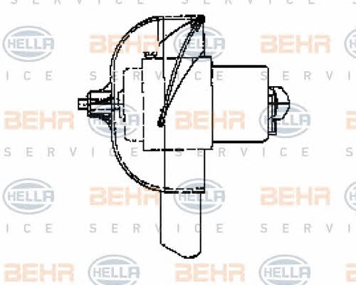 Behr-Hella 8EW 009 160-321 Fan assy - heater motor 8EW009160321