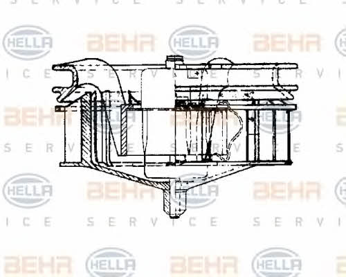 Fan assy - heater motor Behr-Hella 8EW 009 160-441