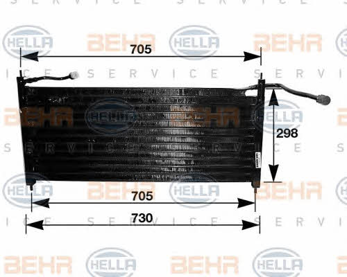 Behr-Hella 8FC 351 035-101 Cooler Module 8FC351035101