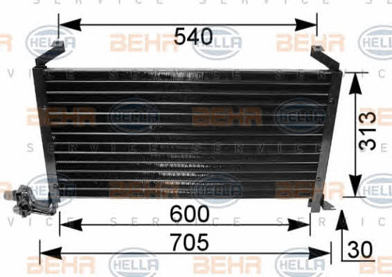 Behr-Hella 8FC 351 035-501 Cooler Module 8FC351035501
