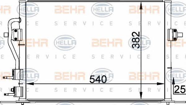 Behr-Hella 8FC 351 035-581 Cooler Module 8FC351035581