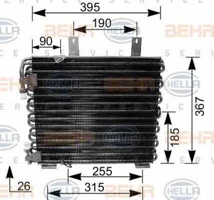 Behr-Hella 8FC 351 035-621 Cooler Module 8FC351035621
