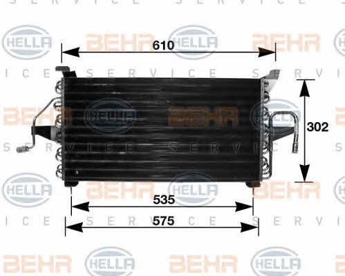 Behr-Hella 8FC 351 035-681 Cooler Module 8FC351035681