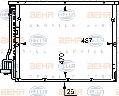 Behr-Hella 8FC 351 036-341 Cooler Module 8FC351036341