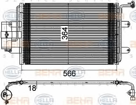 Behr-Hella 8FC 351 036-381 Cooler Module 8FC351036381