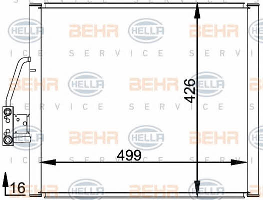 Behr-Hella 8FC 351 037-051 Cooler Module 8FC351037051