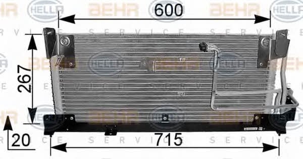 Behr-Hella 8FC 351 037-581 Cooler Module 8FC351037581