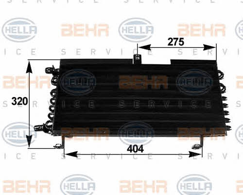 Behr-Hella 8FC 351 038-281 Cooler Module 8FC351038281