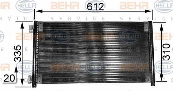Behr-Hella 8FC 351 038-311 Cooler Module 8FC351038311
