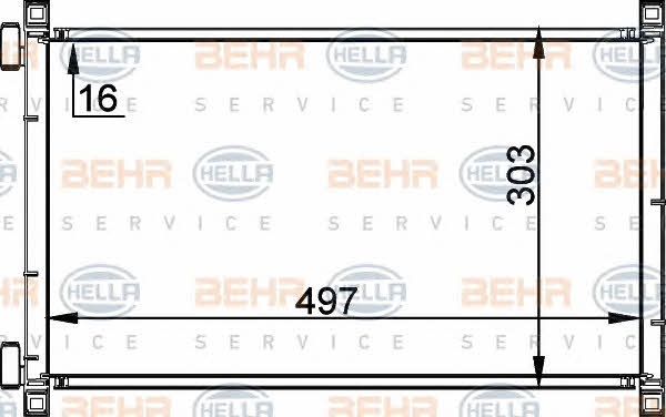 Behr-Hella 8FC 351 038-321 Cooler Module 8FC351038321
