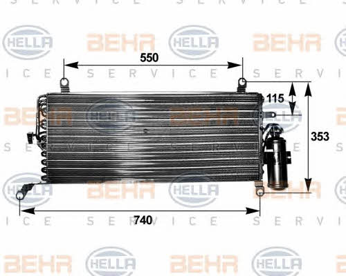 Behr-Hella 8FC 351 038-641 Cooler Module 8FC351038641