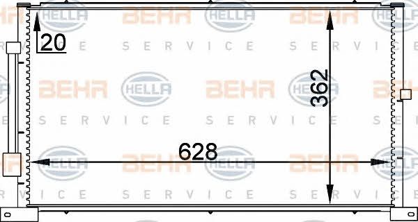 Behr-Hella 8FC 351 038-714 Cooler Module 8FC351038714