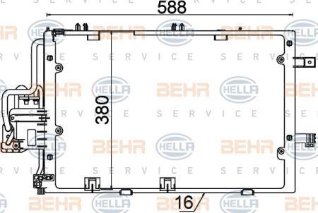 Behr-Hella 8FC 351 300-604 Cooler Module 8FC351300604