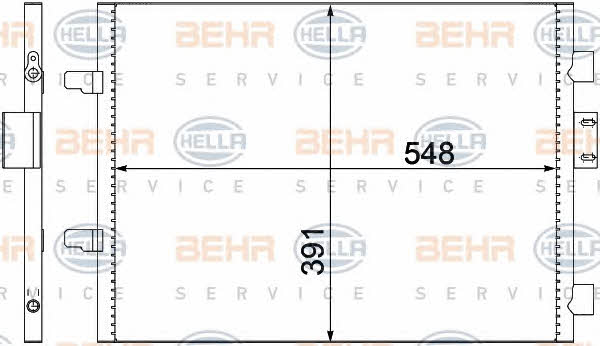 Behr-Hella 8FC 351 300-651 Cooler Module 8FC351300651