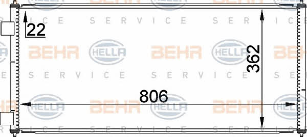 Behr-Hella 8FC 351 300-751 Cooler Module 8FC351300751