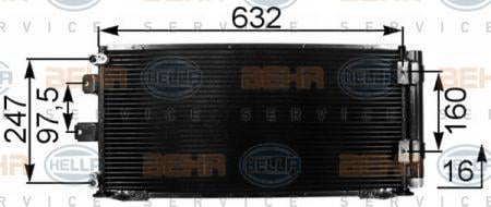 Behr-Hella 8FC 351 301-161 Cooler Module 8FC351301161