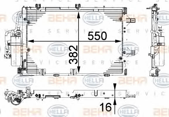 Behr-Hella 8FC 351 301-191 Cooler Module 8FC351301191