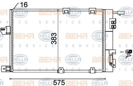 Behr-Hella 8FC 351 301-244 Cooler Module 8FC351301244