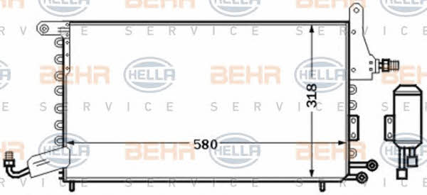 Behr-Hella 8FC 351 301-541 Cooler Module 8FC351301541