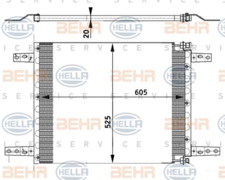 Behr-Hella 8FC 351 302-031 Cooler Module 8FC351302031