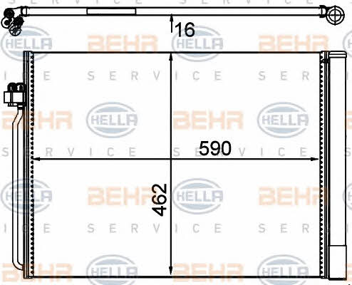 Behr-Hella 8FC 351 302-491 Cooler Module 8FC351302491