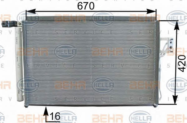 Behr-Hella 8FC 351 303-191 Cooler Module 8FC351303191