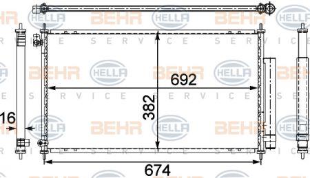 Behr-Hella 8FC 351 303-681 Cooler Module 8FC351303681