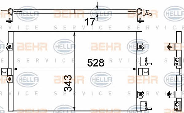 Behr-Hella 8FC 351 304-331 Cooler Module 8FC351304331