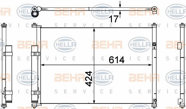 Behr-Hella 8FC 351 304-351 Cooler Module 8FC351304351