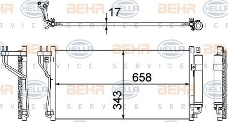Behr-Hella 8FC 351 304-731 Cooler Module 8FC351304731