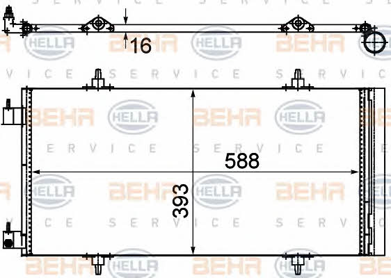 Behr-Hella 8FC 351 305-231 Cooler Module 8FC351305231