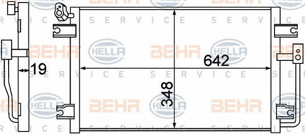 Behr-Hella 8FC 351 305-301 Cooler Module 8FC351305301
