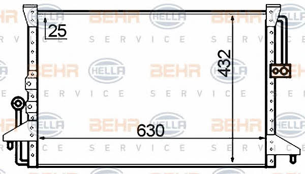 Behr-Hella 8FC 351 307-141 Cooler Module 8FC351307141