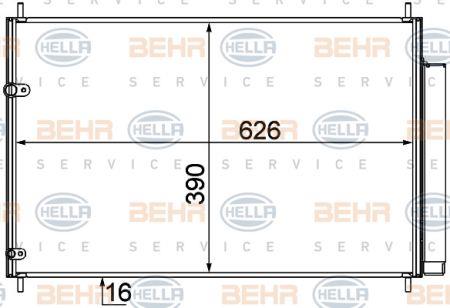 Behr-Hella 8FC 351 307-581 Cooler Module 8FC351307581