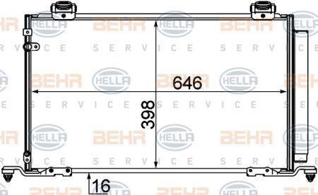 Behr-Hella 8FC 351 310-181 Cooler Module 8FC351310181