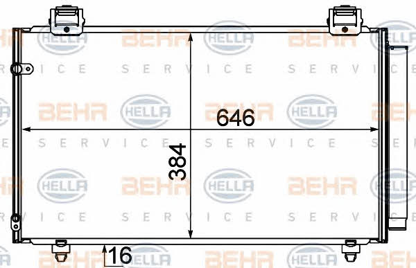 Behr-Hella 8FC 351 310-191 Cooler Module 8FC351310191