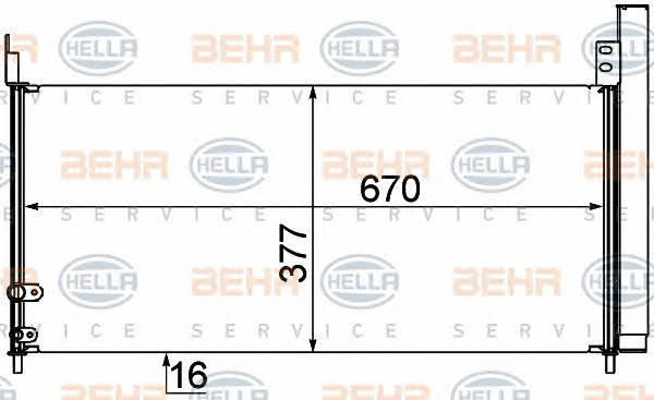 Behr-Hella 8FC 351 310-201 Cooler Module 8FC351310201