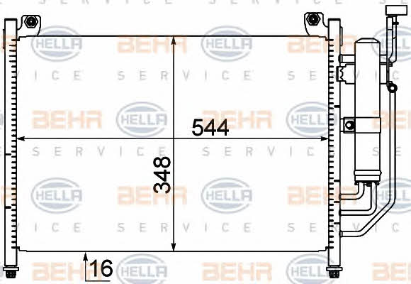 Behr-Hella 8FC 351 310-231 Cooler Module 8FC351310231