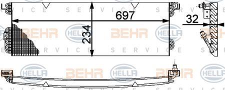 Behr-Hella 8FC 351 317-121 Cooler Module 8FC351317121