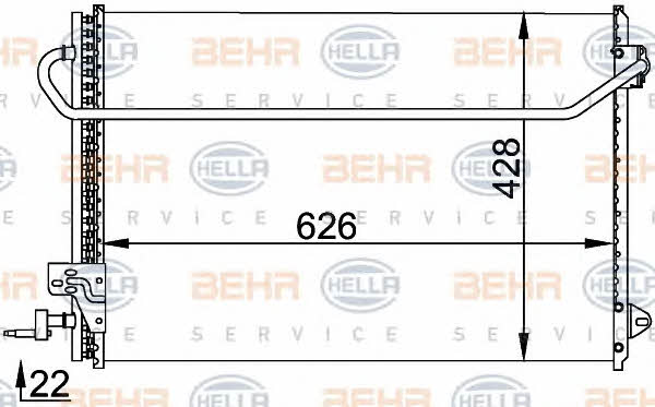 Behr-Hella 8FC 351 318-421 Cooler Module 8FC351318421