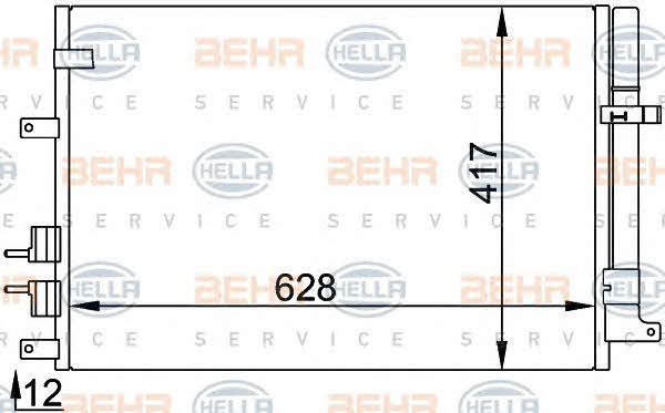 Behr-Hella 8FC 351 318-431 Cooler Module 8FC351318431