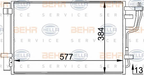 Behr-Hella 8FC 351 318-441 Cooler Module 8FC351318441