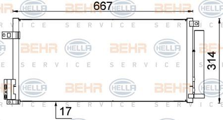 Behr-Hella 8FC 351 319-161 Cooler Module 8FC351319161