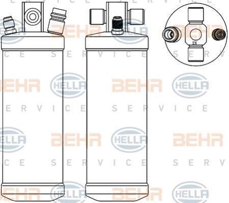Behr-Hella 8FT 351 192-791 Dryer, air conditioner 8FT351192791