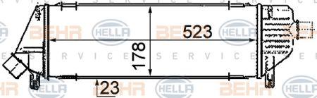Behr-Hella 8ML 376 760-671 Intercooler, charger 8ML376760671