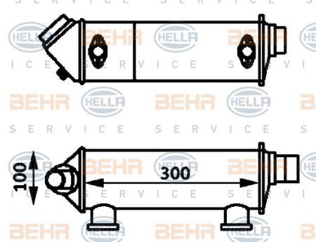 Behr-Hella 8MO 376 725-181 Oil cooler 8MO376725181